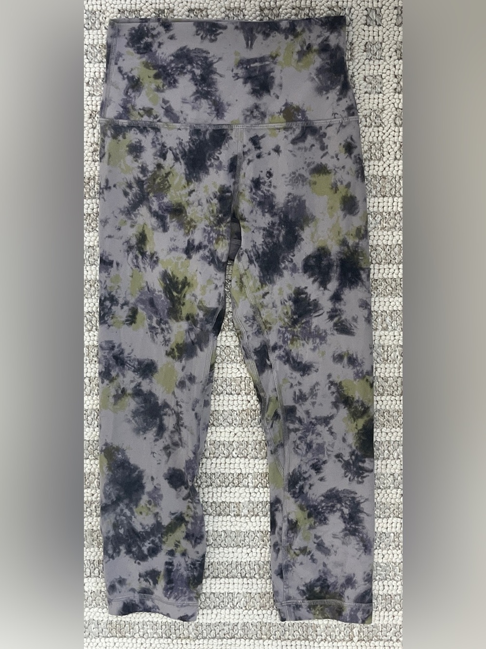 Lululemon Align Crop 21" Leggings Tie Dye Pattern Size 4